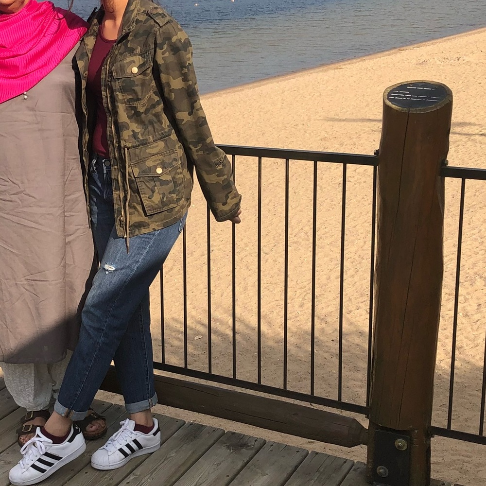 Camouflage jacket!